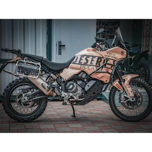 通用型机车边箱架拓展面板可挂工具箱备用油桶露营装备DIY搭配