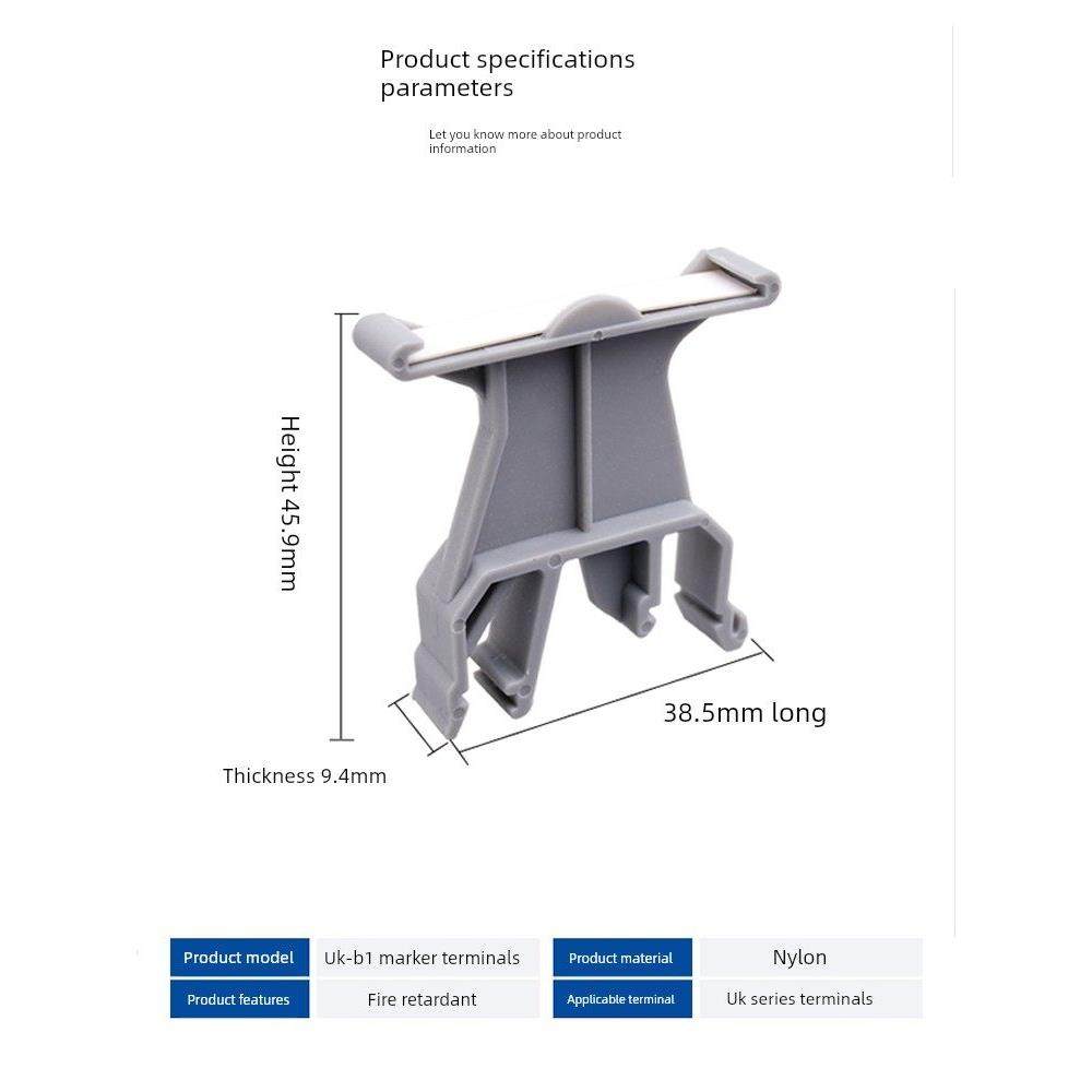 Uk- b1小型标记支架导轨式端子块识别支架Uk标记端子附件Jxb标志,电子/电工,接线端子,淘宝优惠券,粉丝福利购,淘宝优惠卷