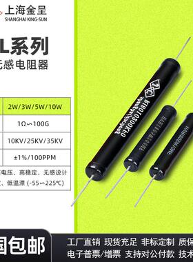 RI80黑色无感高压绝缘耐压检测校准标定电阻2W5W10W1M10M100M1G1%