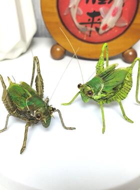 中国非遗棕编工艺品纯手工编织蝈蝈成品摆件家居装饰品创意礼品