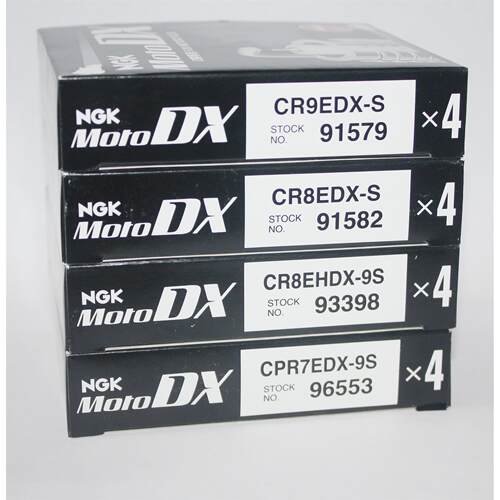 摩托 托NGK钌合金火花塞CPR7EDX-9S CR8EDX-S CR9EDX-S LMAR8ADX-