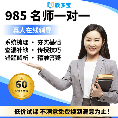 线上一对一辅导家教网课