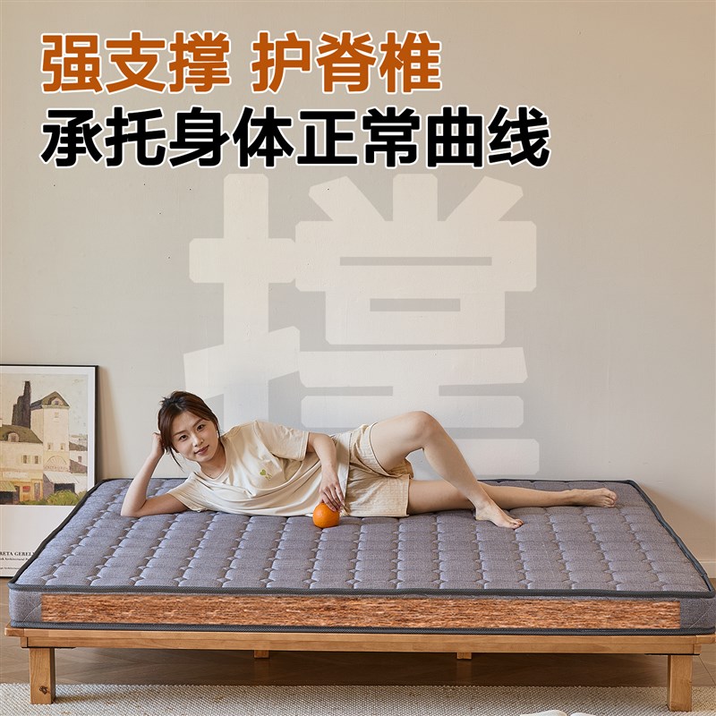 床垫硬垫子棕垫天然椰棕床垫护腰护脊棕榈垫席梦思加硬榻榻米定制