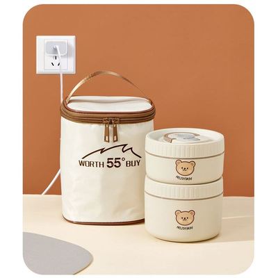 保温袋自发热高级感上班族饭盒袋高品质饭盒袋大号大容量插电加热