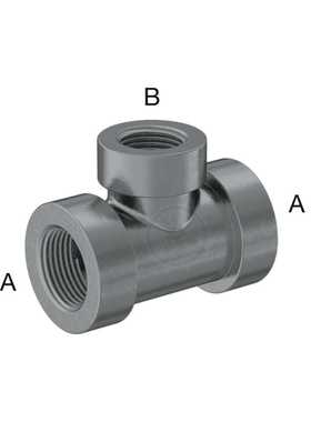 NPT Female 低压碳钢变径内丝三通 114P336