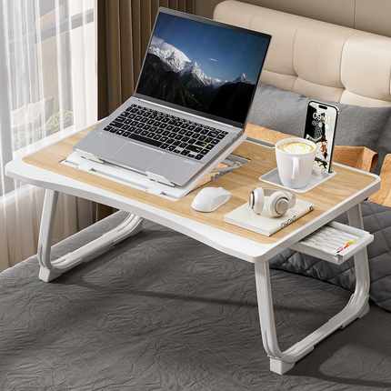 床上电脑桌小桌子学生书桌面可抬起宿舍笔记本支架便携飘窗画画桌