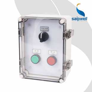 生产启动停止按钮开关盒 设备机旁开关盒 防水按钮开关