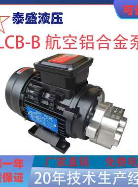 铝合金LCB-B6/B4/B10齿轮油泵电机组CB-B2.5JZ 0.37/0.55KW循环泵