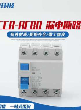 RCCB-RCBO 漏电断路器空气开关断路器2P3P 10A-63A 家用电闸漏保