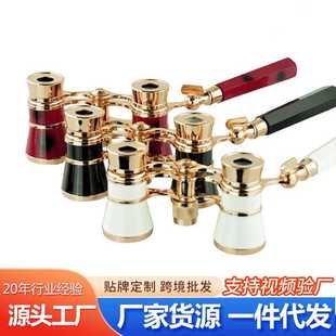 厂家 观剧镜 325影视话剧女士链条手柄金属定制加工双筒望远镜