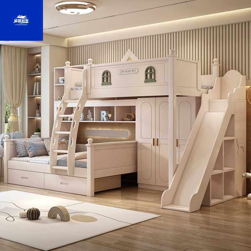 全实木错层床交错上下床双层床带书桌衣柜男女孩多功能互不打扰床,机械设备,其他机械设备,淘宝优惠券,粉丝福利购,淘宝优惠卷