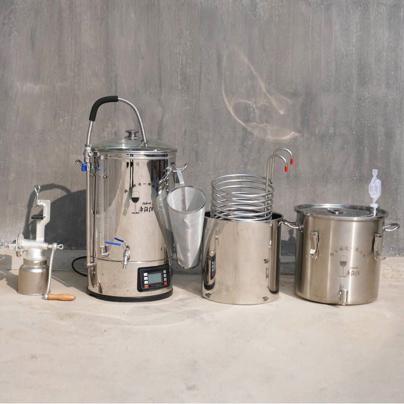 帝伯仕自动精酿啤酒机家用酿酒设备一体机小型糖化发酵桶罐商用