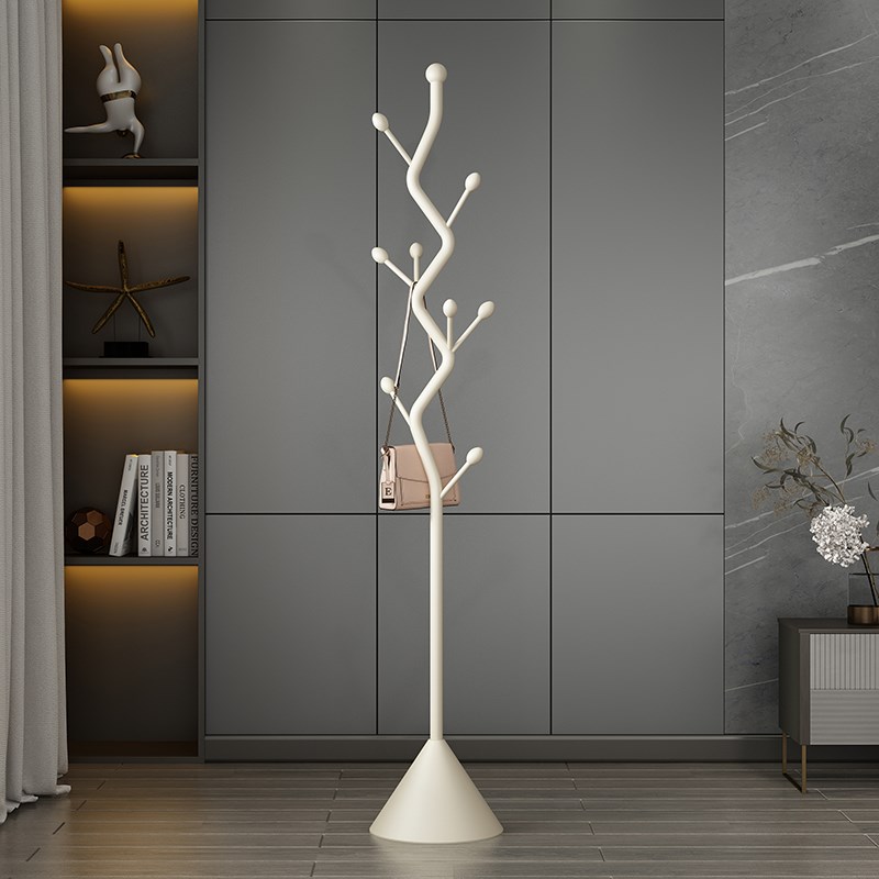 意式轻奢衣帽架落地卧室床边个性放衣服收纳架子简易家用挂衣架