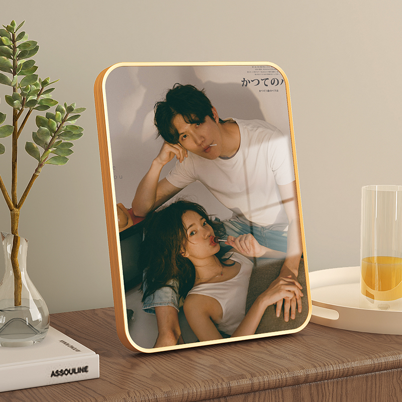 照片定制摆台洗相片做成相框情侣相册一周年纪念日520情人节礼物