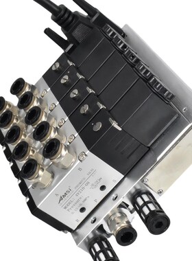 F3气动电磁岛4V2008下插式集成总线板24V汇流板组200