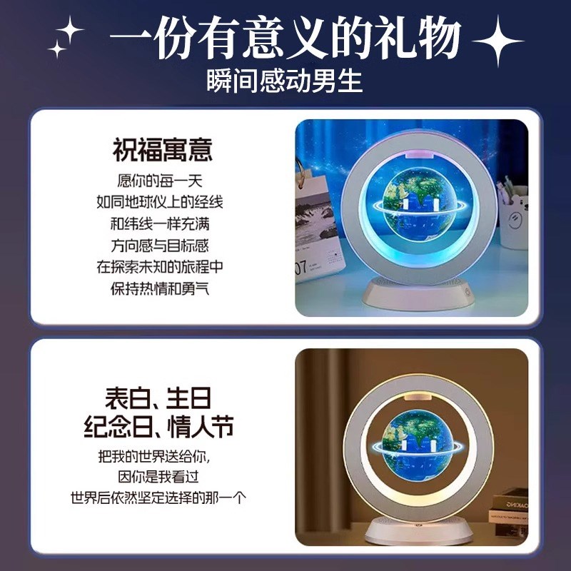 生日礼物男生送男友朋友送给一周年纪念日实用的高级感惊喜地球仪