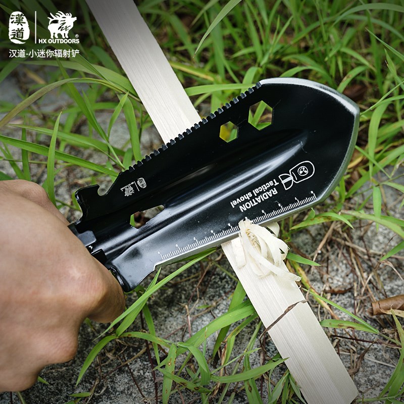 汉道多功能户外赶海小铲子便携小手铲工兵铲挖菜园艺种花钓鱼铁锹