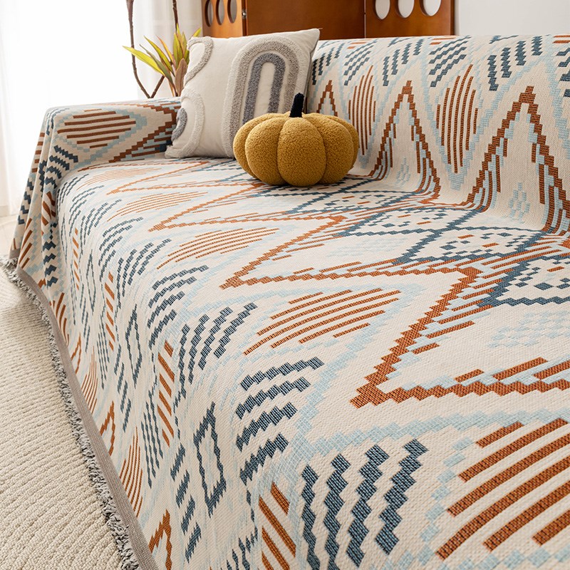 雪尼尔沙发巾2024新款防滑沙发盖布巾高级感一R整张全包沙发坐垫