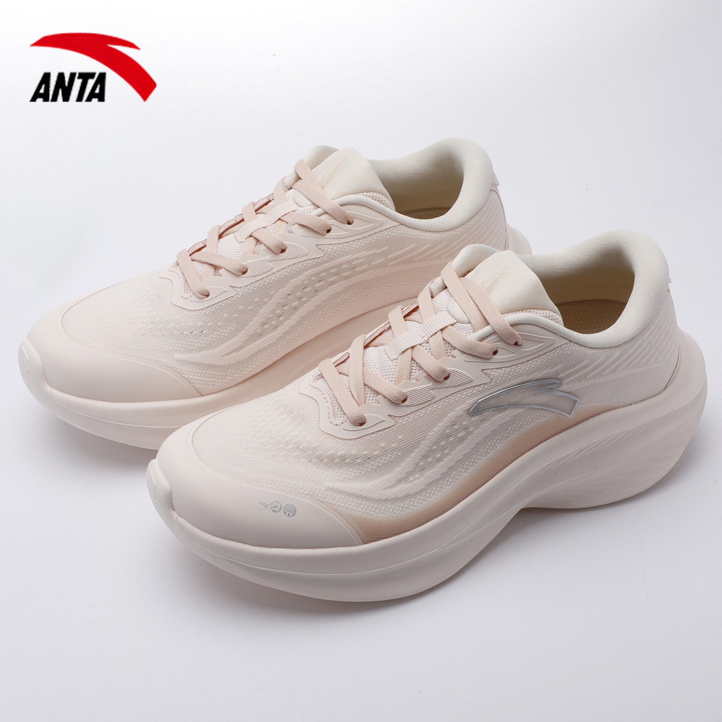 安踏叶子7新款跑步鞋女官方正品夏季透气鞋子女鞋女士休闲运动鞋