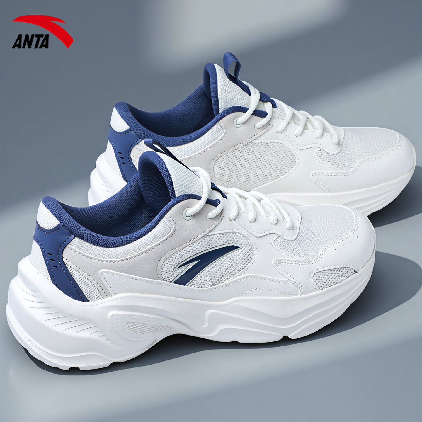 安踏运动休闲鞋小千禧百搭老爹鞋