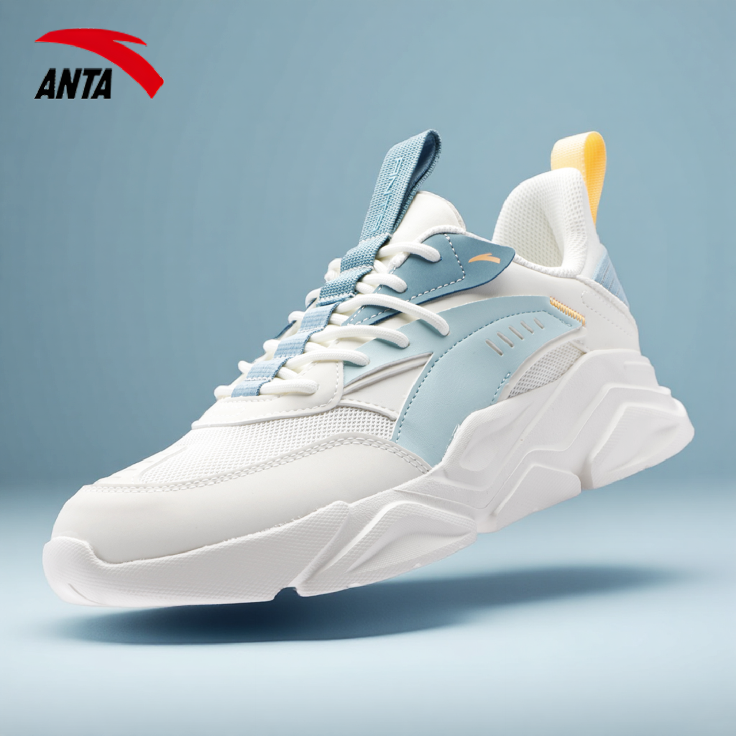 安踏男鞋青少年初中生百搭休闲鞋子正品新款老爹鞋男士复古运动鞋