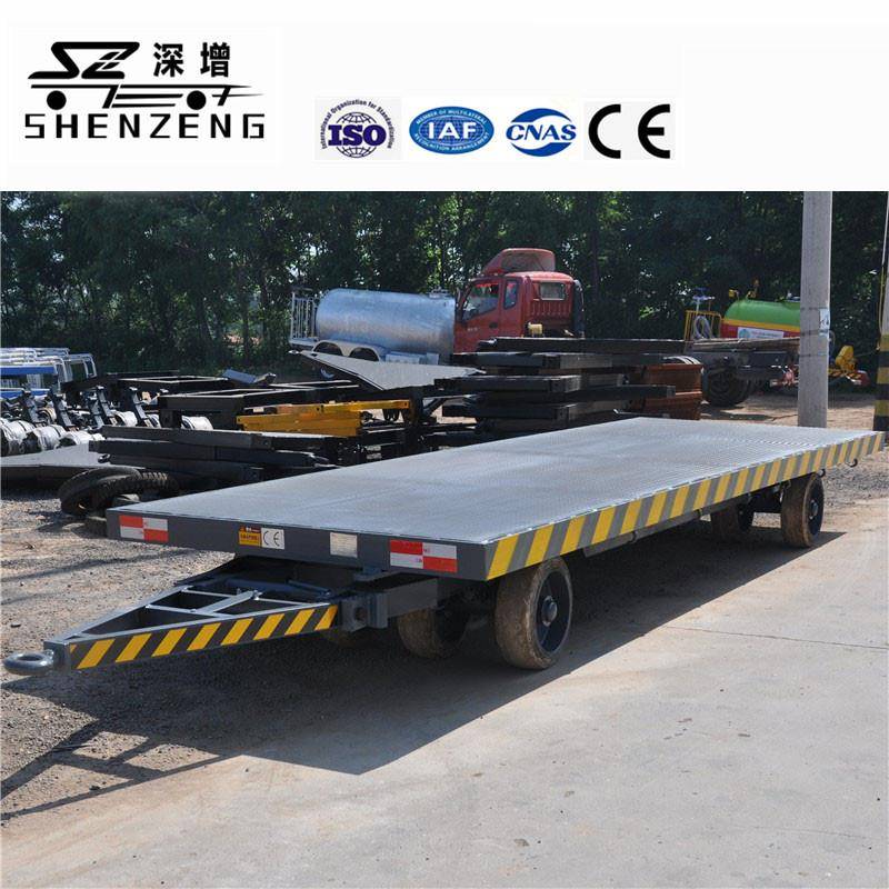 15吨平板拖车工具车场内中专运输平板拖车牵引车低平板拖车