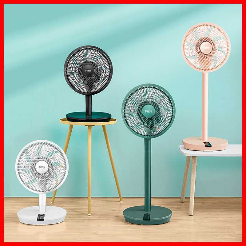 西哲SEZZE电风扇 Y-268W家用8叶摇头静音直流变频台式立式落地扇