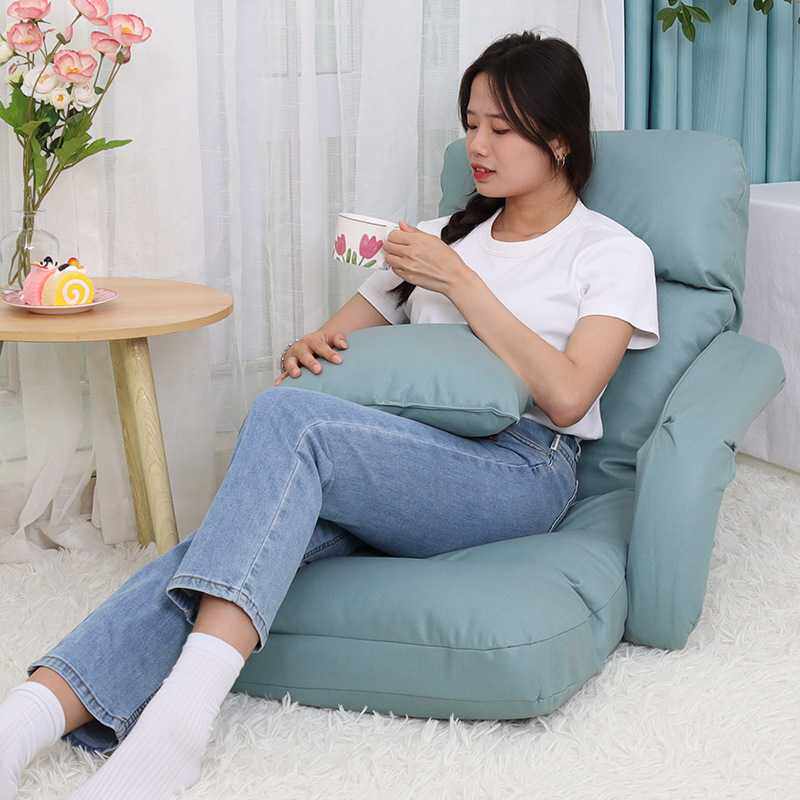 {厂家直销}喂奶哺乳椅沙发榻榻米折叠护腰椅飘窗阳台看书椅子收纳