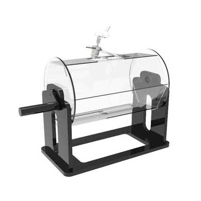 亚克力摇奖箱Raffle DrumPoker透明六边形可拆装收纳盒亚克力箱子