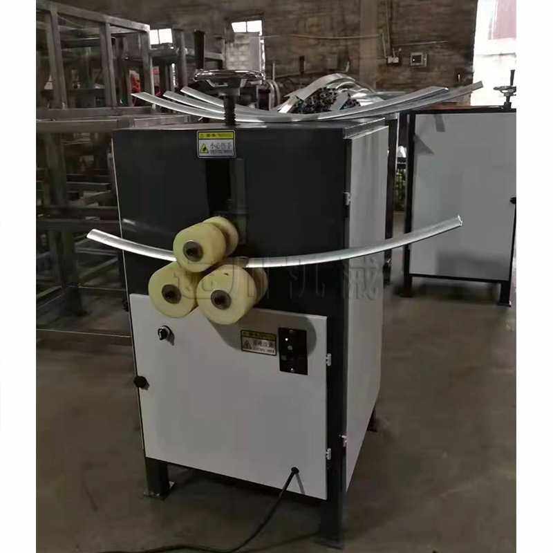 电动三轴卷圆机 灯箱灯饰型材盘圆机 广告行业铝型材滚圆机
