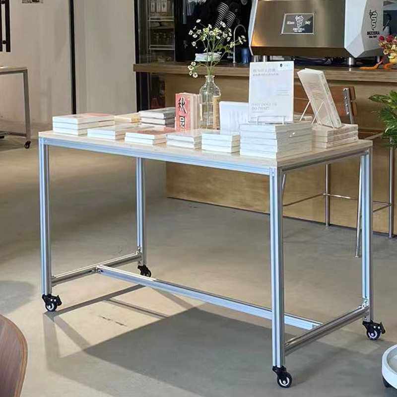 北欧中古可移动书房书桌现代简约工作台家用小户型设计师办公桌子