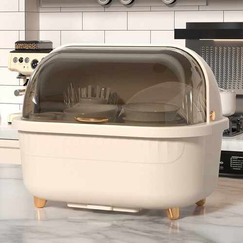 家用碗架碗筷收纳盒沥水厨房用品家用大全带盖置物碗碟收纳架碗柜