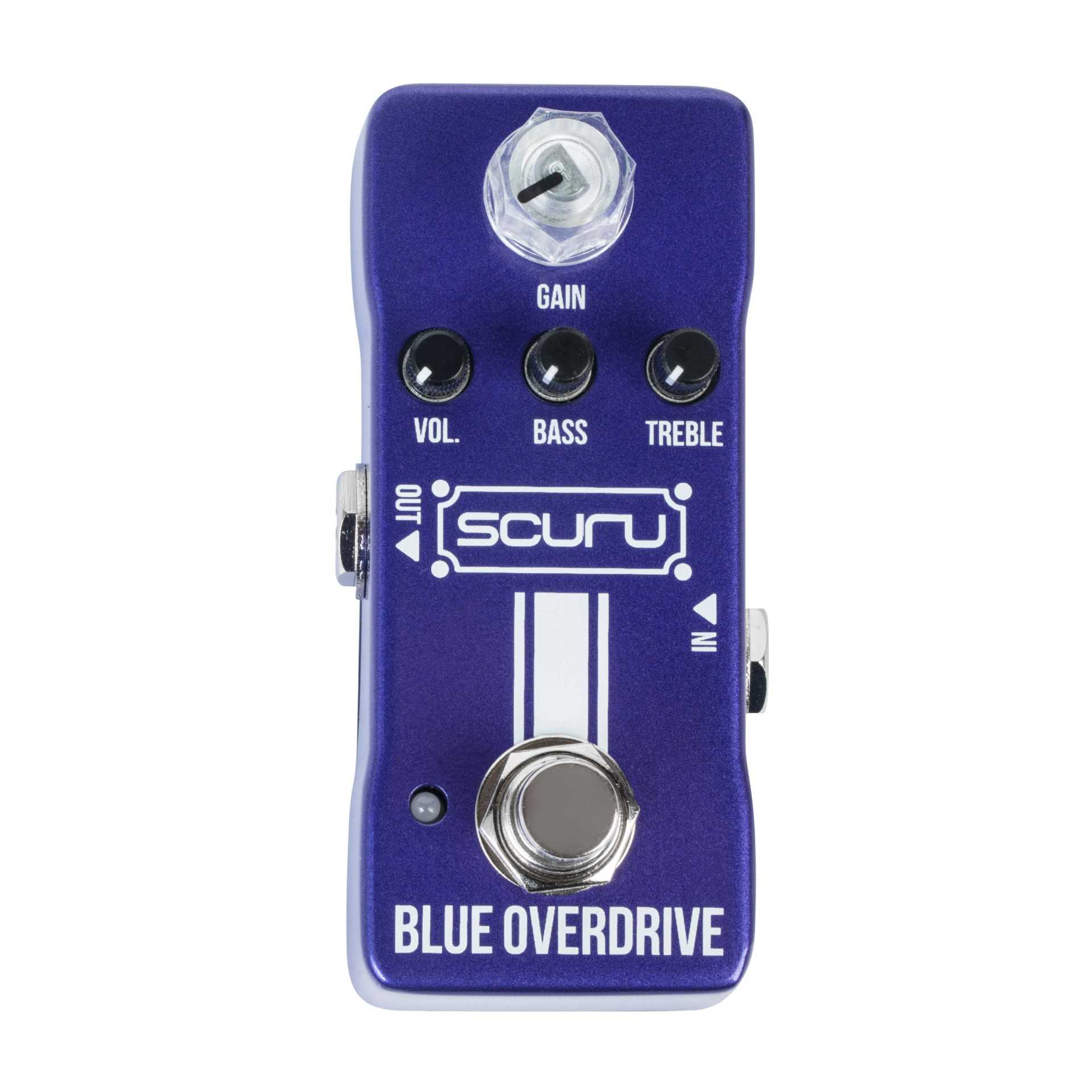SCURU VS706 Blue Overdrive Guitar Pedal吉他单块效果器