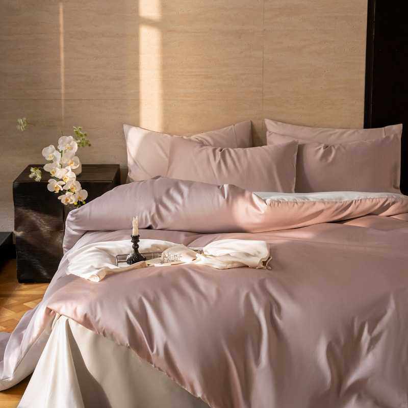 a类100s全棉长绒棉贡缎四件套纯色2025新款床单被套简约轻奢床笠,3C数码配件,摄像机配件,淘宝优惠券,粉丝福利购,淘宝优惠卷