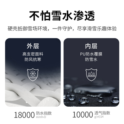 儿童滑雪服套装女童男童单板双板防水加厚保暖装备全套