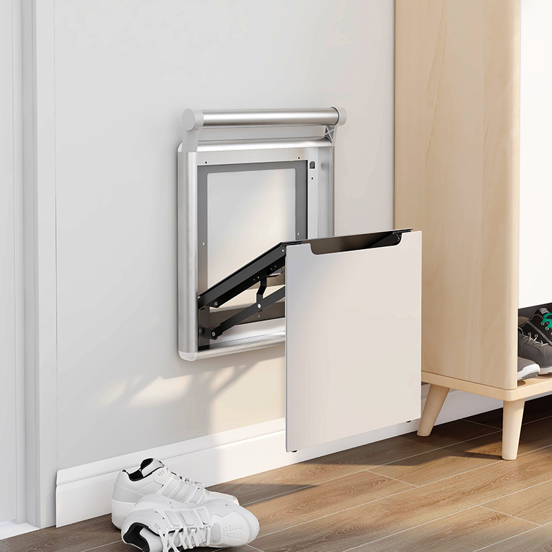 初点适老折叠换鞋凳壁挂式带扶手隐形入户门穿鞋凳墙折叠浴室凳