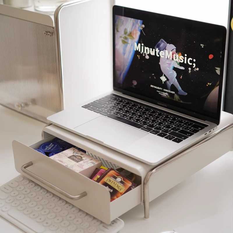 电脑屏幕增高架显示器托架垫高底座台式桌面收纳架子办公桌置物架