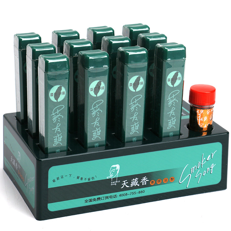 原装正品台湾进口坤杨烟友爽烟沾粉薄荷清凉味粘菸粉提神醒脑鼻烟