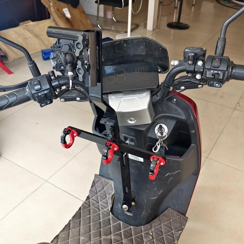 超强稳固外送雨伞支架雅迪台铃艾玛电动车雨伞支架骑士骑手专用伞