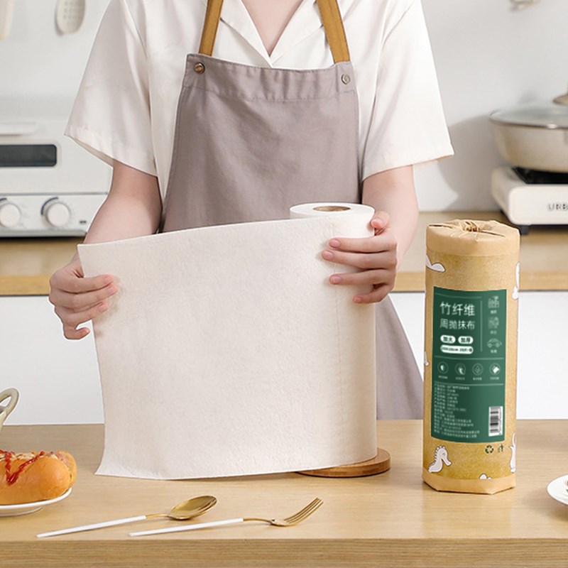 妙然周抛抹布竹纤维懒人抹布厨房专用洗碗布家用加厚吸水清洁布