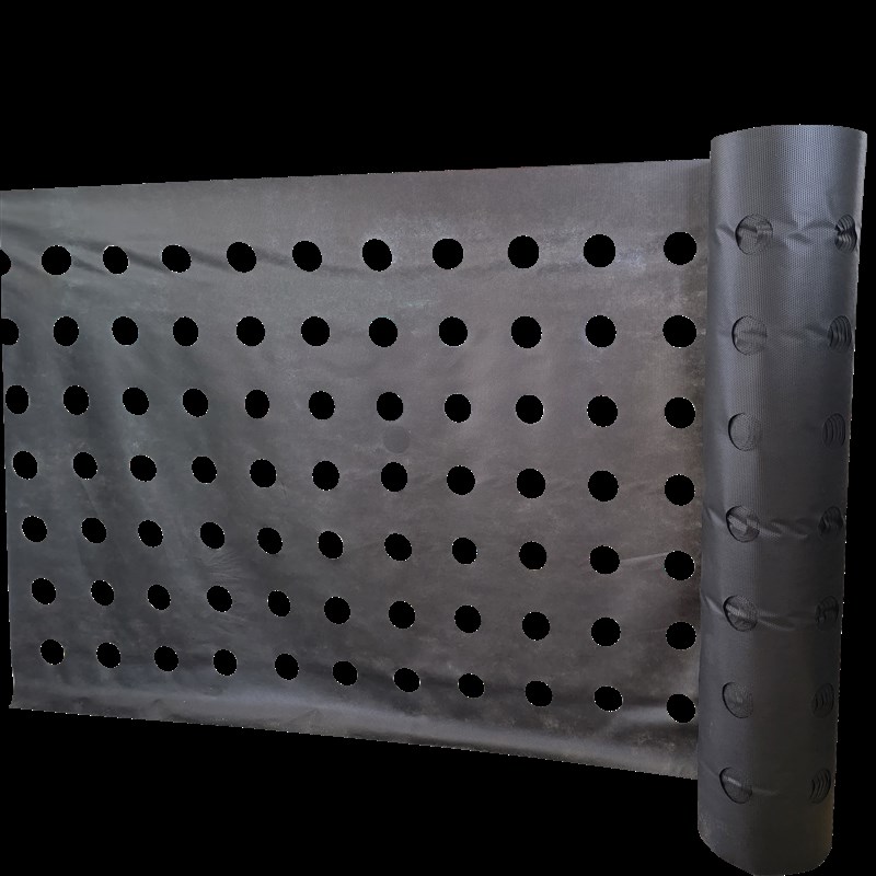 种蔬菜药材打孔防草布除草布耐用有孔可定制带孔洞透气渗水地膜布