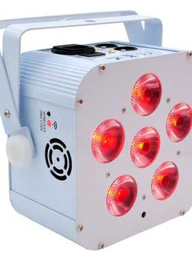 不夜天跨境舞台灯 6颗18瓦高亮度LED灯珠 RGBWA UV电池无线帕灯