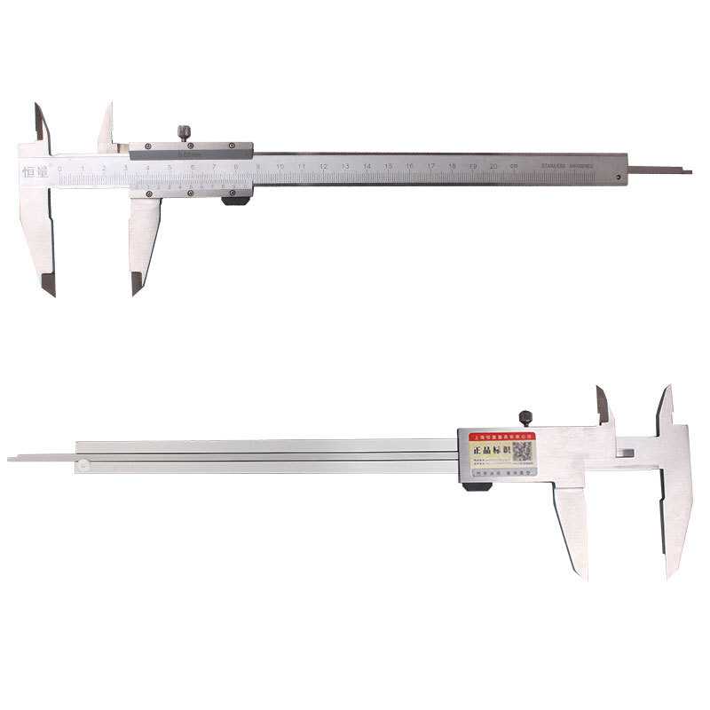 恒量精品不锈钢150MM刻度读数工业游标卡尺