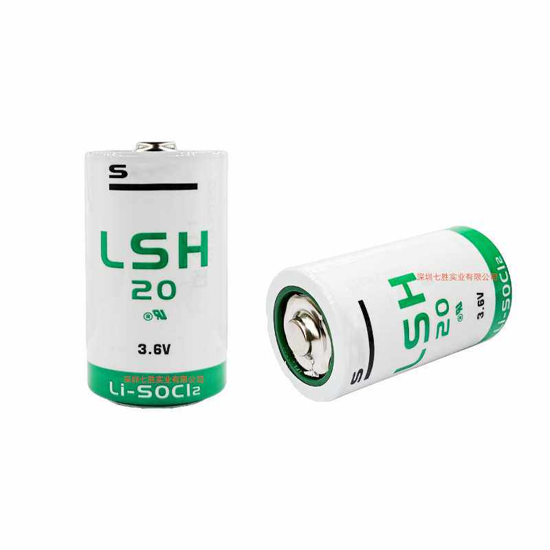 原装进口 LSH20锂电池 3.6V高功率密度Li-SOCI2电池 D型1号电池