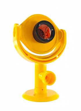 厂家直销黄色 25 毫米可倾斜迷你棱镜适用于测量全站仪测绘监测