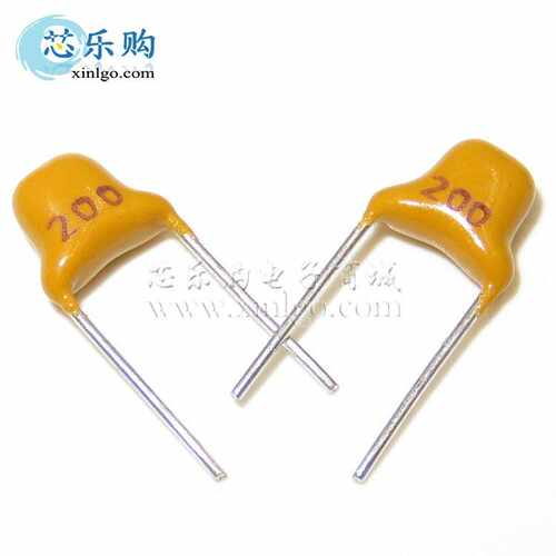 独石电容 200J 20PF 50V 间距5.08MM 瓷片电容