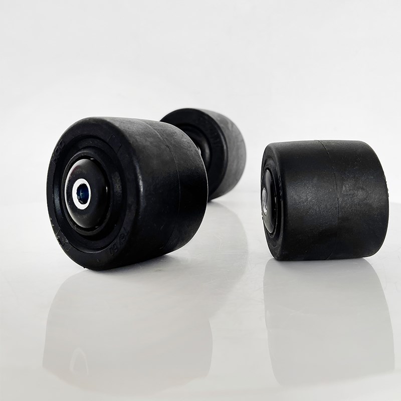 低重心万向轮重型2寸3寸4寸黑色尼龙载重厚德脚轮轮爵永 厚德单轮