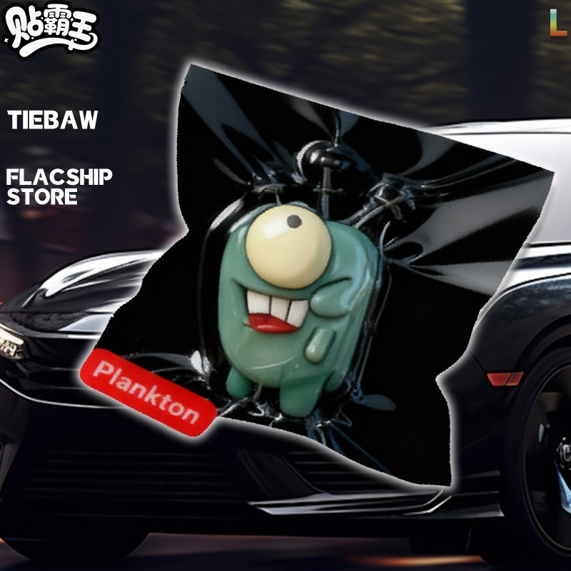 JDM反光贴纸心情切片塑封一支