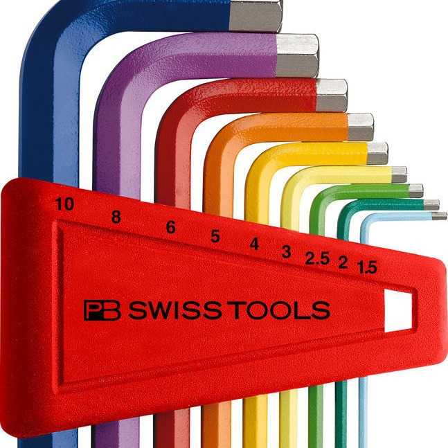 PB 210.H-10 RB彩色平头内六角9件套