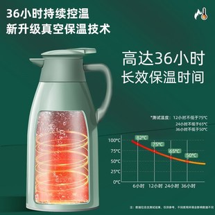 长效保温热水壶宿舍家用大容量暖水壶一件代O发玻璃内胆学生保温